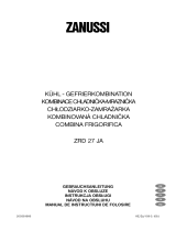 Zanussi ZRD27JA Benutzerhandbuch