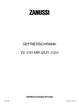 Zanussi ZV 230 MR Benutzerhandbuch