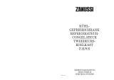 Zanussi Z21/9R Benutzerhandbuch
