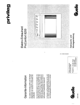 Privileg 010.292 1/6720 Benutzerhandbuch