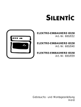 SILENTIC 600/032-50169 Benutzerhandbuch