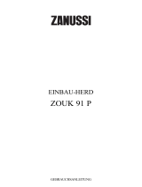 Zanussi ZOUK91PX Benutzerhandbuch