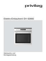 Privileg EH62900X Benutzerhandbuch