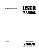 Zanussi ZOU237X Benutzerhandbuch