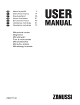 Zanussi ZSM17100XA Benutzerhandbuch