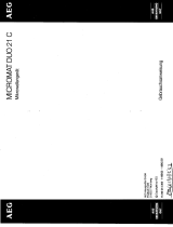 AEG MC DUO 21 C- D       Benutzerhandbuch