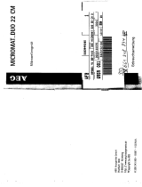 AEG MC DUO 22 CM - W     Benutzerhandbuch