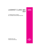 AEG LAVAMATCLARA845 Benutzerhandbuch