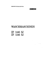 Zanussi ZF1446SJ Benutzerhandbuch