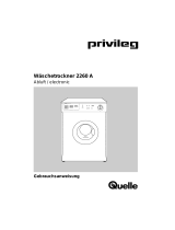 Privileg 056.118 3/6733 Benutzerhandbuch