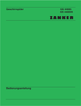ZANKER GS44005S Benutzerhandbuch