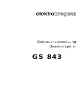 ELEKTRA BREGENZ GS843 Benutzerhandbuch