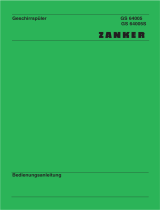 ZANKER GS64005S Benutzerhandbuch