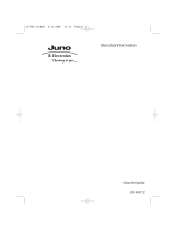 Juno-Electrolux JSI46012B Benutzerhandbuch