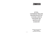 Zanussi ZI2502RV Benutzerhandbuch