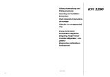 Bauknecht KFI52900 Benutzerhandbuch