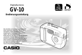 Casio GV-10 Benutzerhandbuch