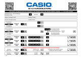 Casio SE-G1 Schnellstartanleitung