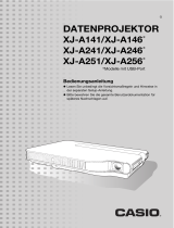 Casio XJ-A141, XJ-A146, XJ-A241, XJ-A246, XJ-A251, XJ-A256 (Serial Number: D****A) Bedienungsanleitung