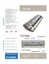 Casio WK-3800 Datenblatt