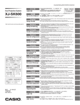 Casio XJ-SK600 Bedienungsanleitung