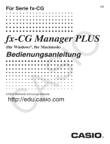 Casio fx-CG Manager PLUS Bedienungsanleitung