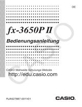 Casio fx-3650P II Bedienungsanleitung