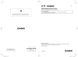 Casio CT-X800 Bedienungsanleitung