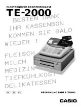 Casio TE2000 Bedienungsanleitung