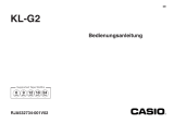Casio KL-G2 Bedienungsanleitung