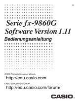 Casio fx-9860G Slim Bedienungsanleitung