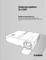 Casio XJ-350 Projektor Bedienungsanleitung