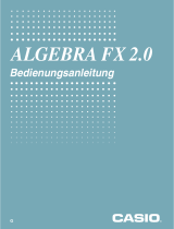 Casio AlgebraFX20 Bedienungsanleitung