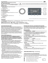 Indesit AWZ9HPS Daily Reference Guide