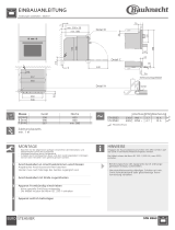 Bauknecht STH 8563 Installationsanleitung