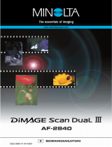 Konica Minolta DiMAGE Scan Dual III - AF2840 Benutzerhandbuch