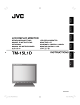 JVC Camera Accessories TM-15L1D Benutzerhandbuch
