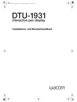 Wacom Graphics Tablet DTU-1931 Benutzerhandbuch