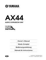 Yamaha Music Mixer AX44 Benutzerhandbuch