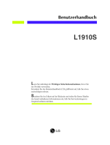 LG L1910S Benutzerhandbuch