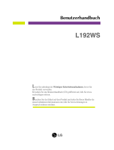 LG L192WS-BN Benutzerhandbuch