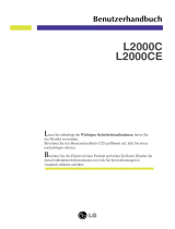 LG L2000CE-BF Benutzerhandbuch