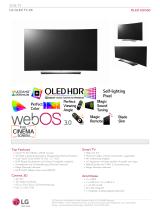 LG OLED65C6D Datenblatt