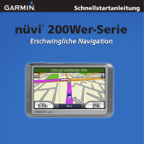 Garmin Nuvi 250W Schnellstartanleitung