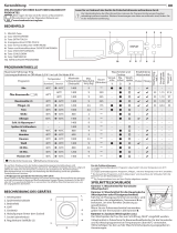 Bauknecht WAP 919 Daily Reference Guide