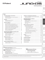 Roland JUNO-DS76 Bedienungsanleitung