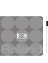 Roland RP-301 Bedienungsanleitung