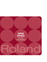 Roland DP90 Bedienungsanleitung