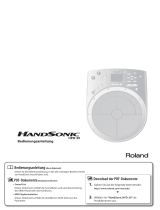 Roland HPD-20 Handsonic Pad Bedienungsanleitung