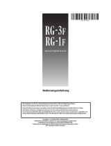 Roland RG-1F Bedienungsanleitung